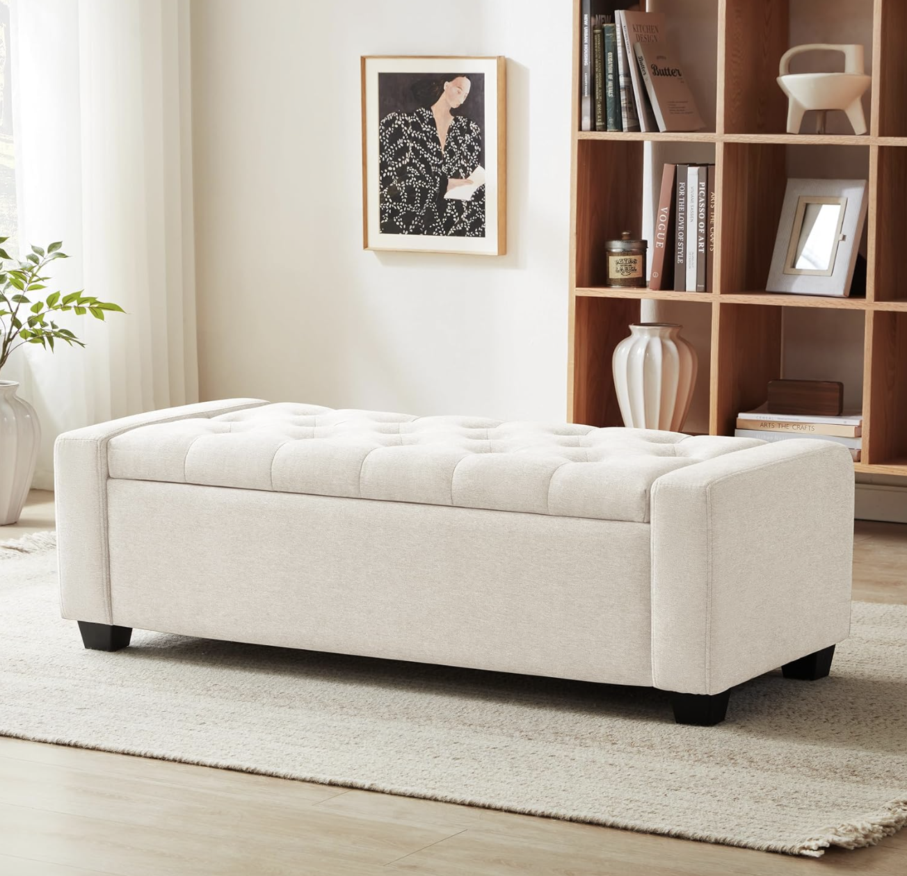Upholstered Storage Bench